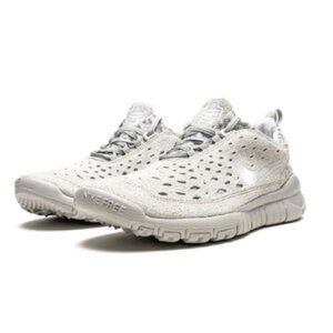 Nike Free Run Trail Textured Neutral Grey Suede Sz M 6 / W 7.5